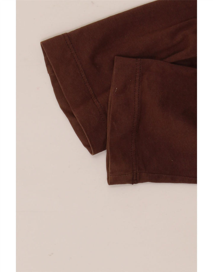 Datch Top gráfico para mujer de manga larga UK 10 Small Brown