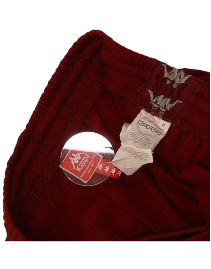 Kappa Hombre Pantalones De Chándal Gráficos Grande Rojo Colorblock Poliéster