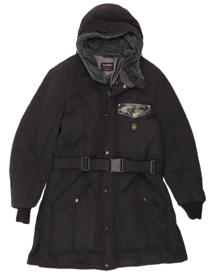 Refrigiwear Abrigo acolchado con capucha para hombre Sixty UK 40 Large Poliamida negra