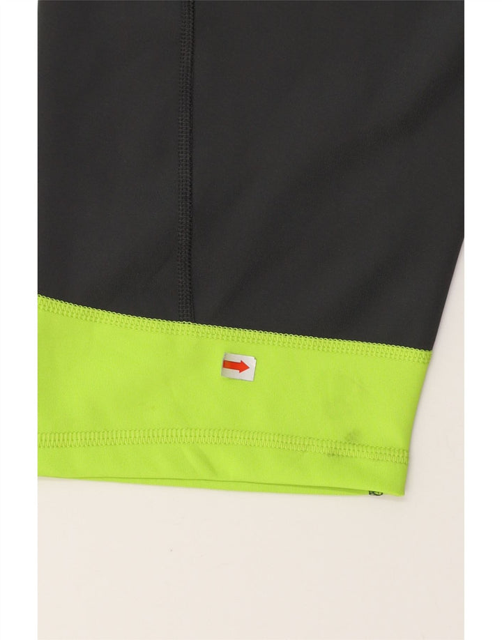 ADIDAS Climalite Capri Leggings Mujer UK 20/22 XL Gris Colorblock