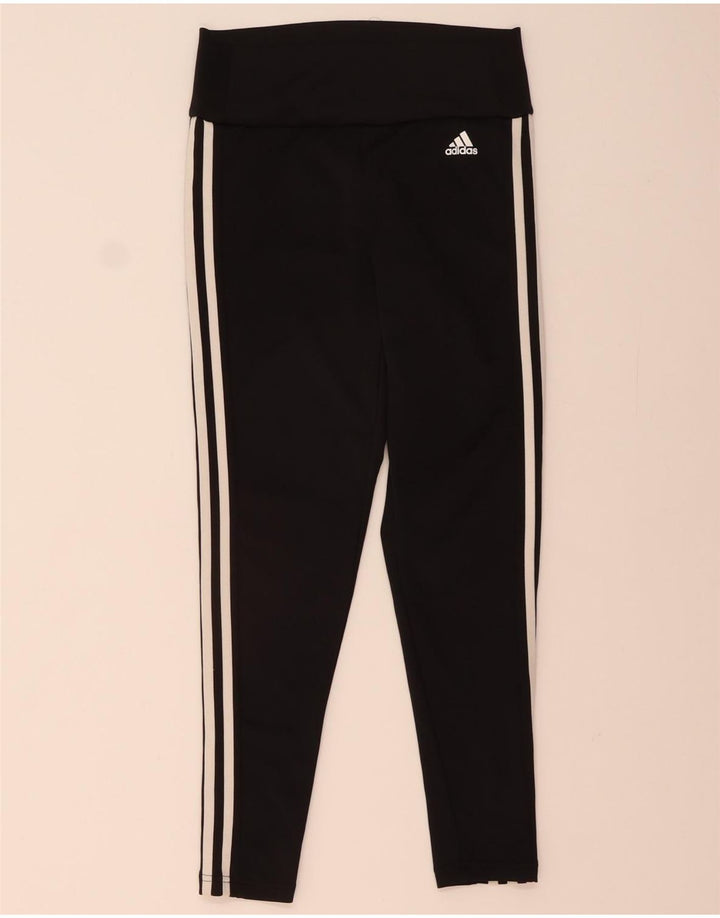 Leggings ADIDAS Aeroready para mujer Reino Unido 12/14 Mediano Negro Poliéster
