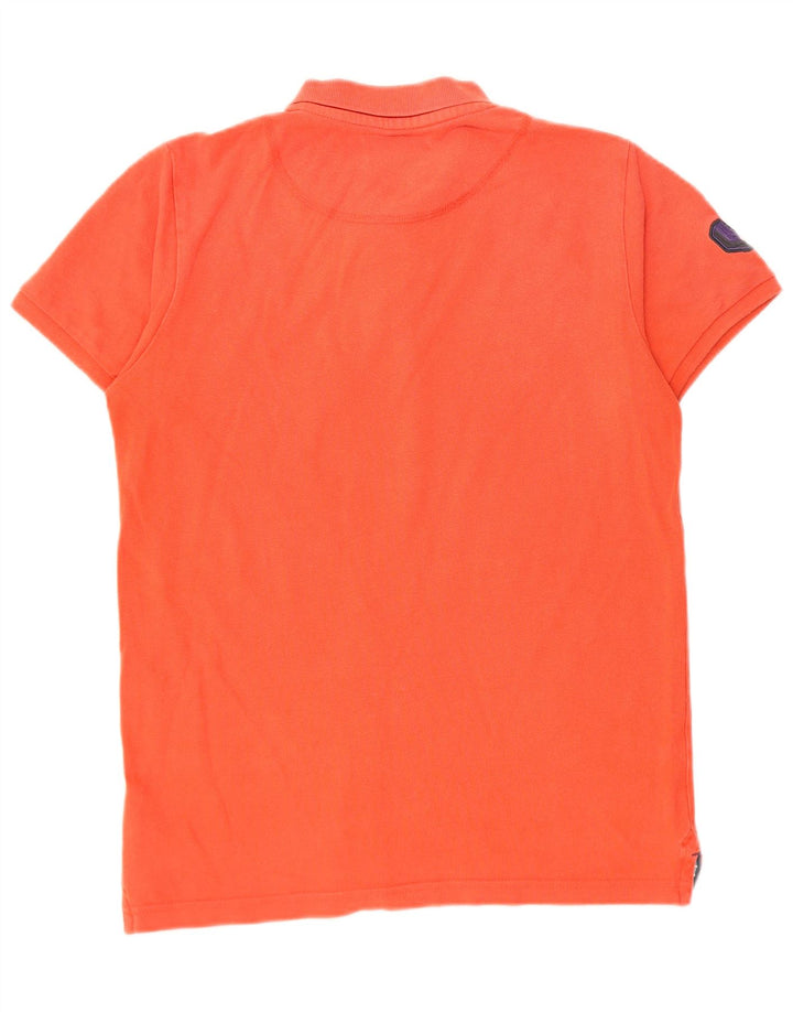 Jack & Jones Hombre Polo Gráfico Pequeño Algodón Rojo