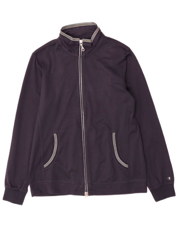 Champion Chaqueta de Chándal Easy Fit para Mujer UK 40 Medium Azul Marino
