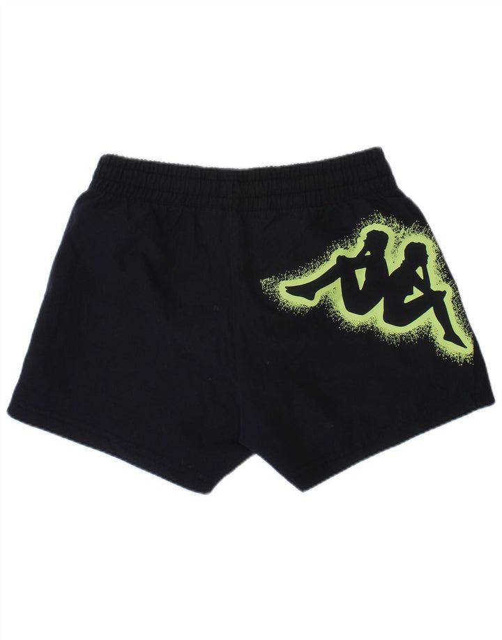 Kappa Shorts deportivos con gráfico para niños 6-7 años Azul marino Poliéster