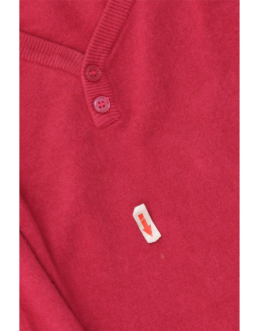 Marks & Spencer Suéter con Cuello en V para Mujer UK 46 Grande Rosa