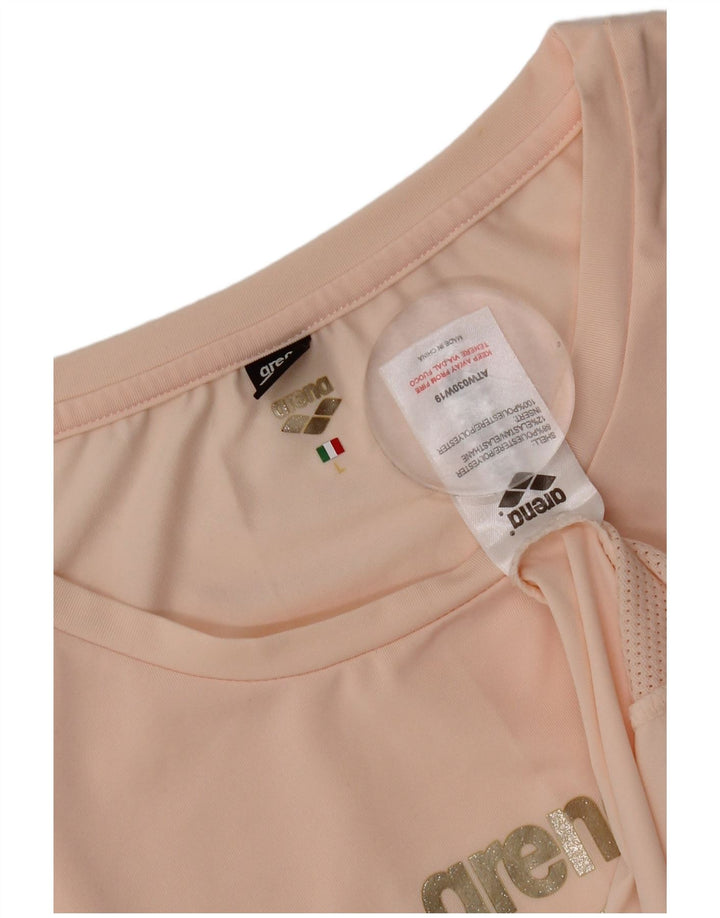 Arena Camiseta para Mujer Top UK 44 Grande Poliéster Rosa