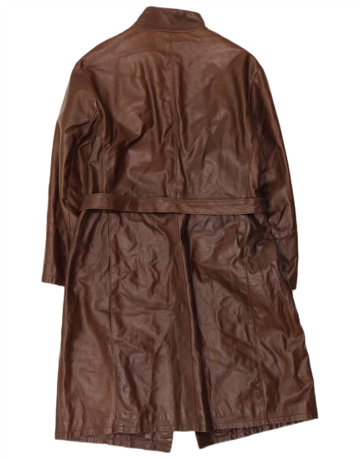 Masterpelle Abrigo de cuero para mujer IT 48 XL Marrón