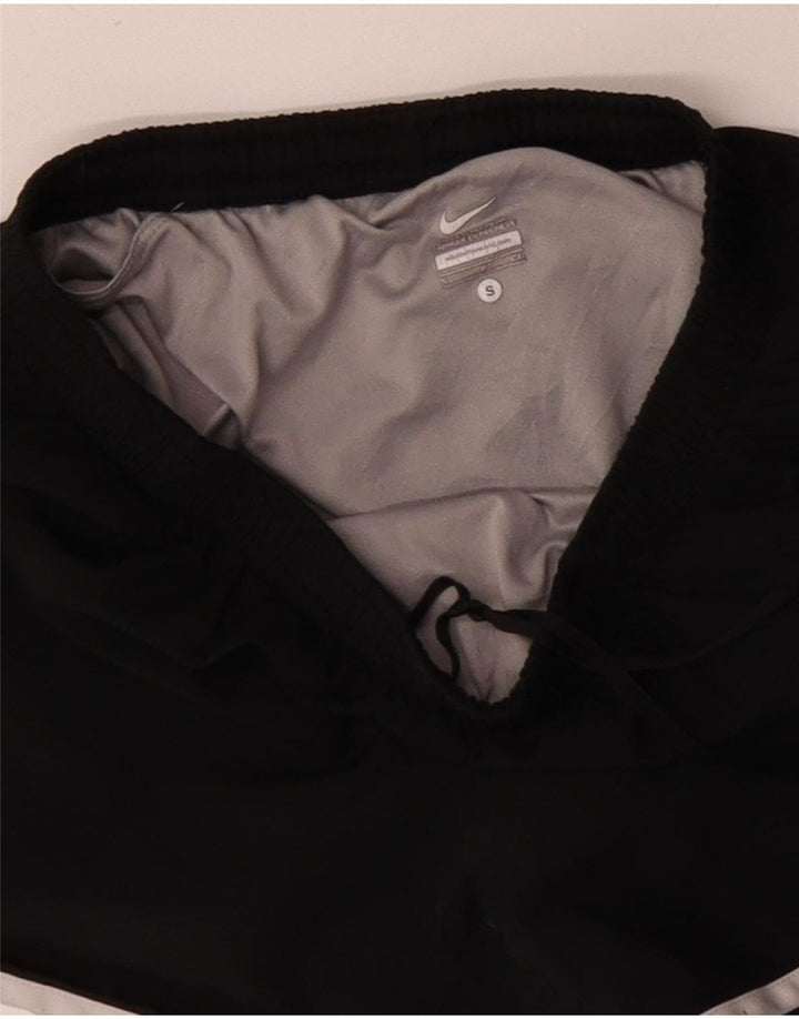 Nike - Pantalones cortos deportivos para mujer (talla 8), color negro, poliéster