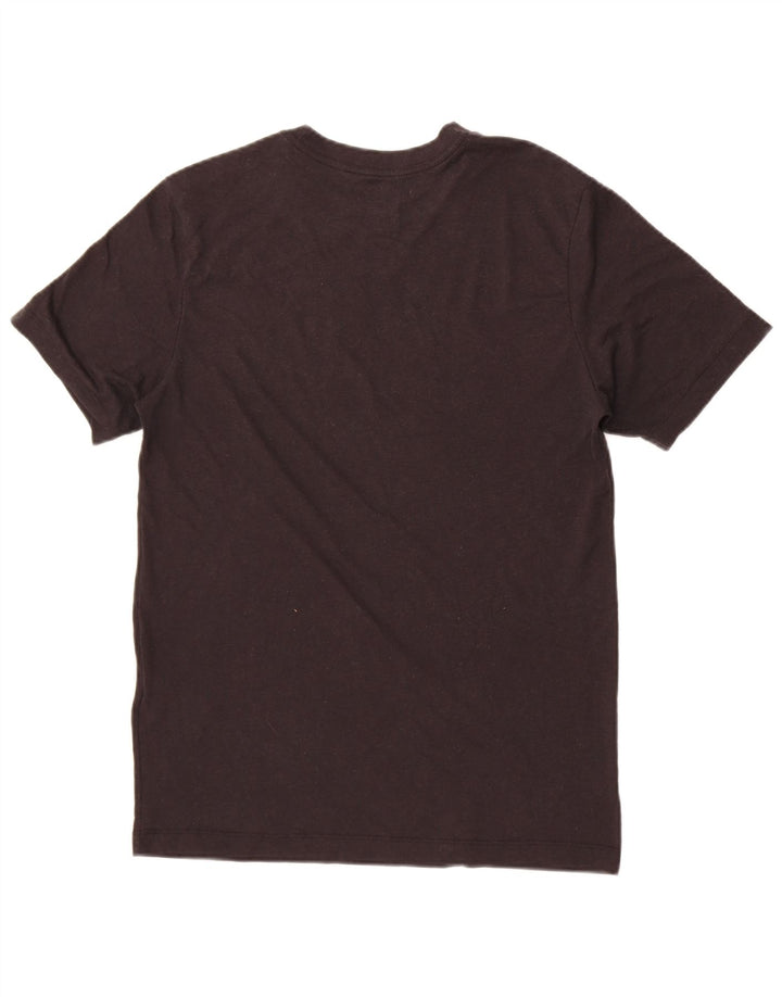 Nike Dri Fit Graphic Camiseta para hombre, talla pequeña, poliéster negro