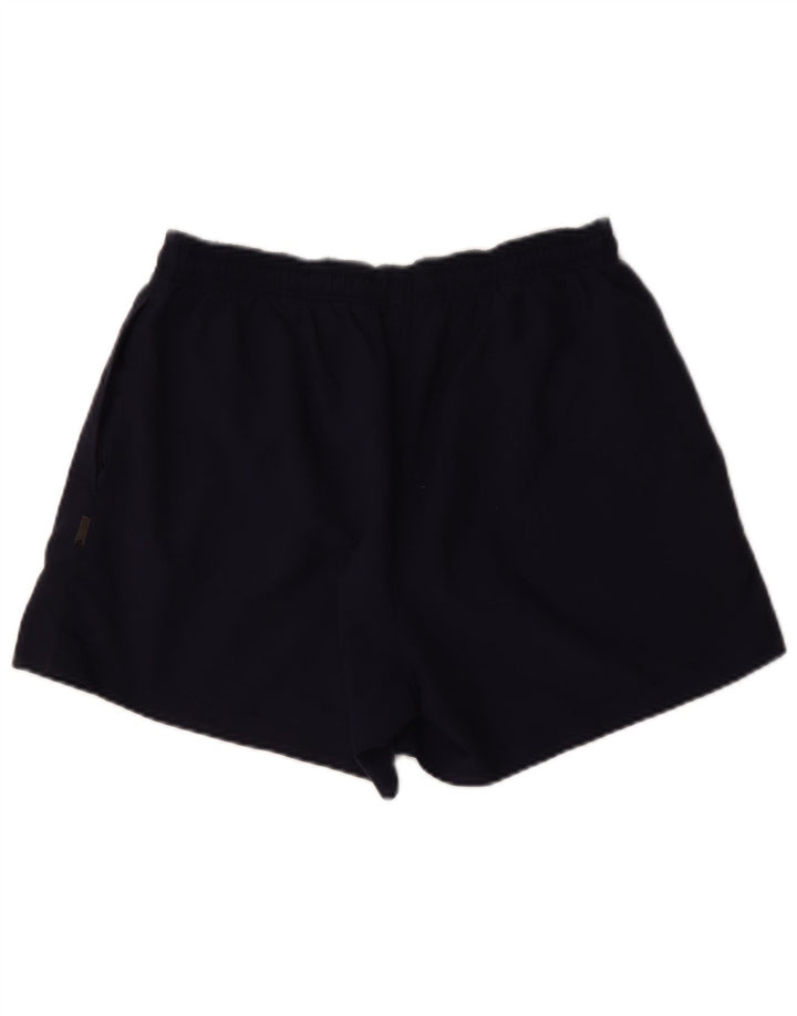 Adidas - Pantalones cortos deportivos para hombre, talla grande, poliéster, color azul marino