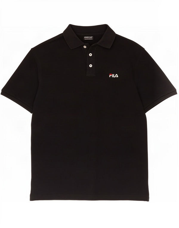 Fila Polo Hombre XL Algodón Negro