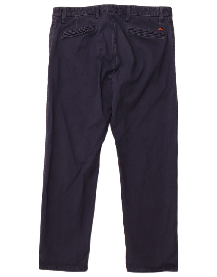 Dockers Pantalón chino recto para hombre W36 L30 Azul marino Algodón