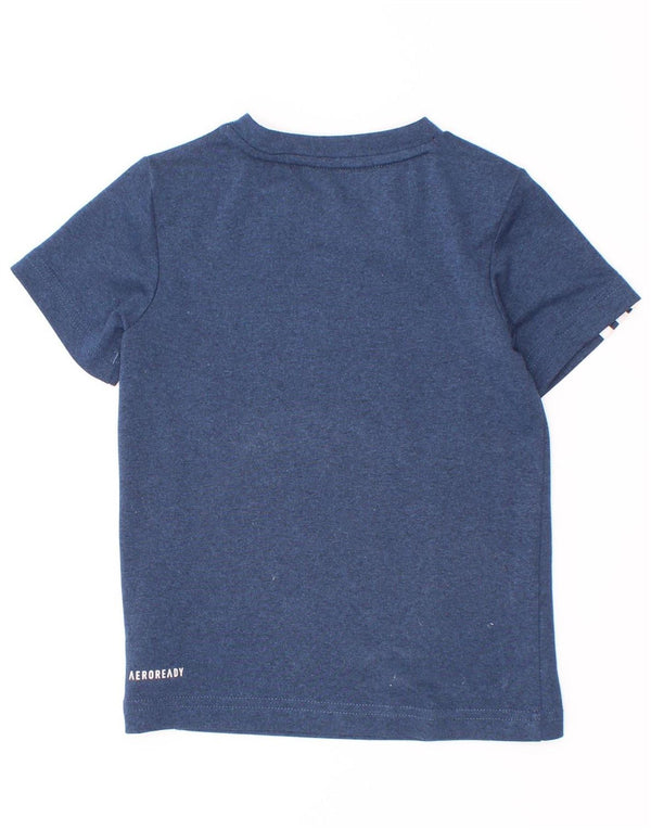 Adidas Camiseta Aeroready para niño 2-3 años Azul Poliéster