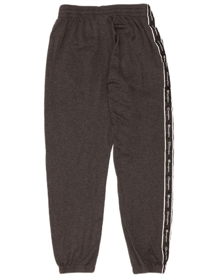 Champion Pantalones De Chándal Gráfico Para Hombre Joggers XS Poliéster Gris