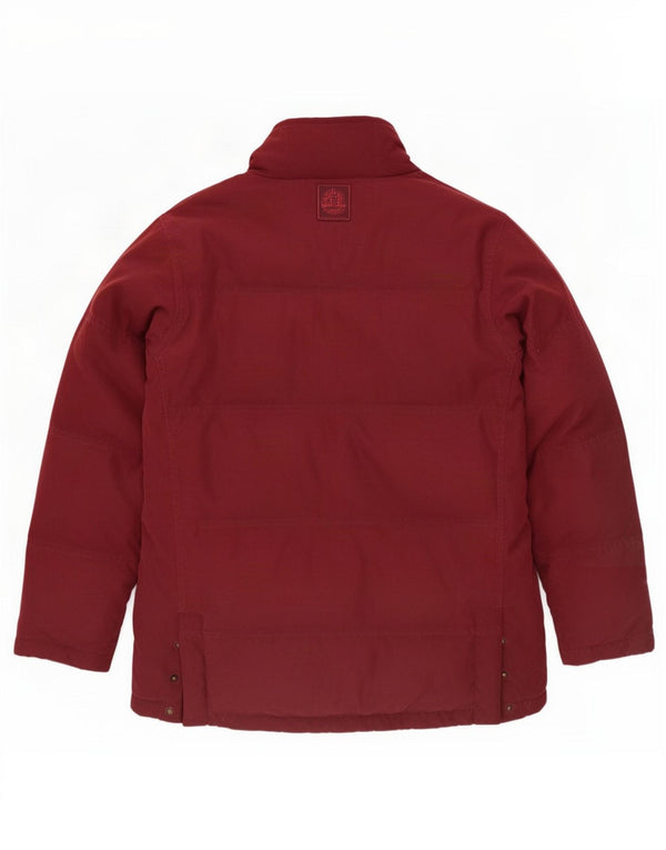 Musto Chaqueta acolchada extragrande para mujer UK 10 Small Granate Poliéster