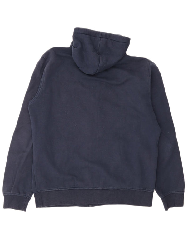 Tommy Hilfiger Suéter con capucha y cremallera gráfica para hombre Grande Algodón azul marino