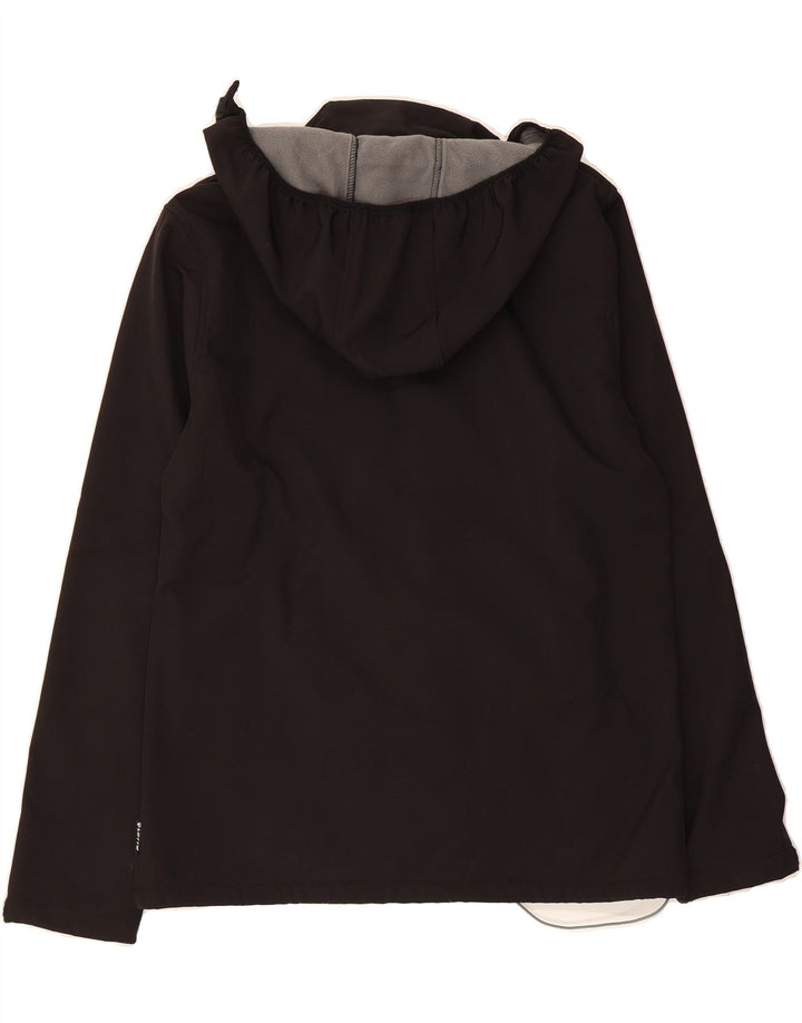 LOTTO Mens Hooded Tracksuit Top Jacket Large Black Polyester Vintage Lotto and Second-Hand Lotto from Messina Hembry 