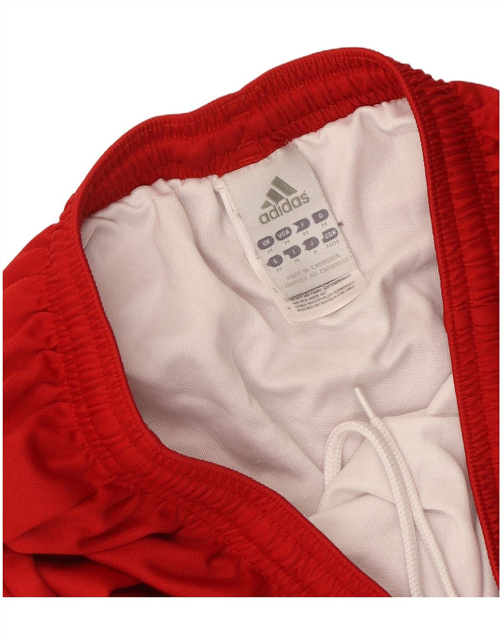 Pantalones cortos deportivos ADIDAS para hombre Poliéster rojo medio