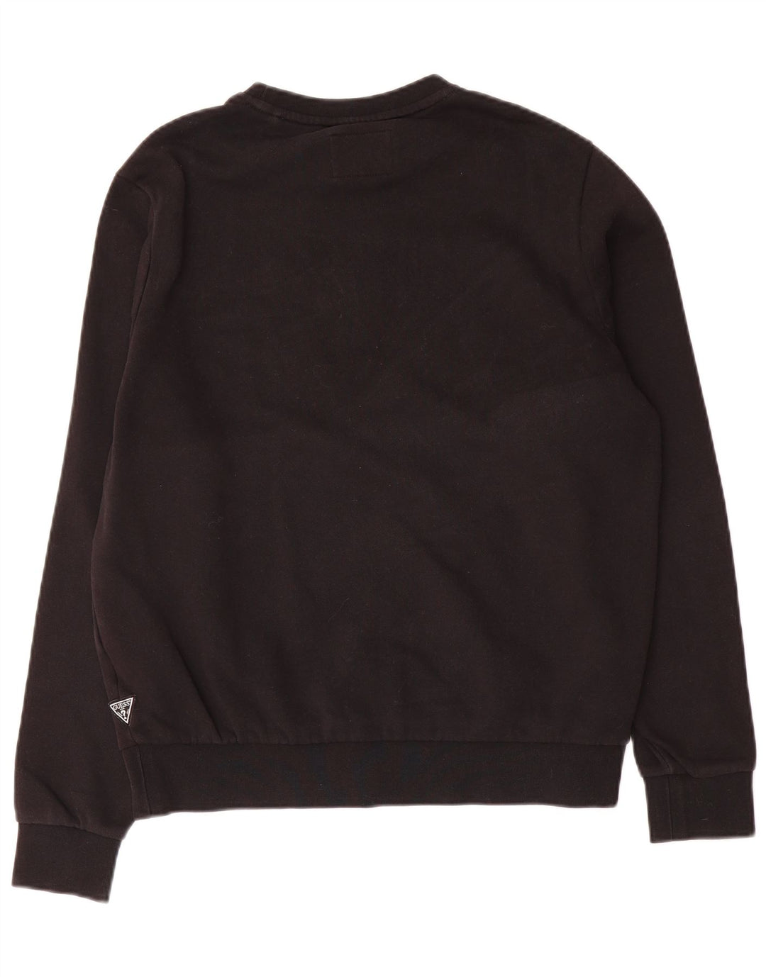 Guess Mens Graphic Sudadera Jumper UK 34 Pequeño Algodón Negro
