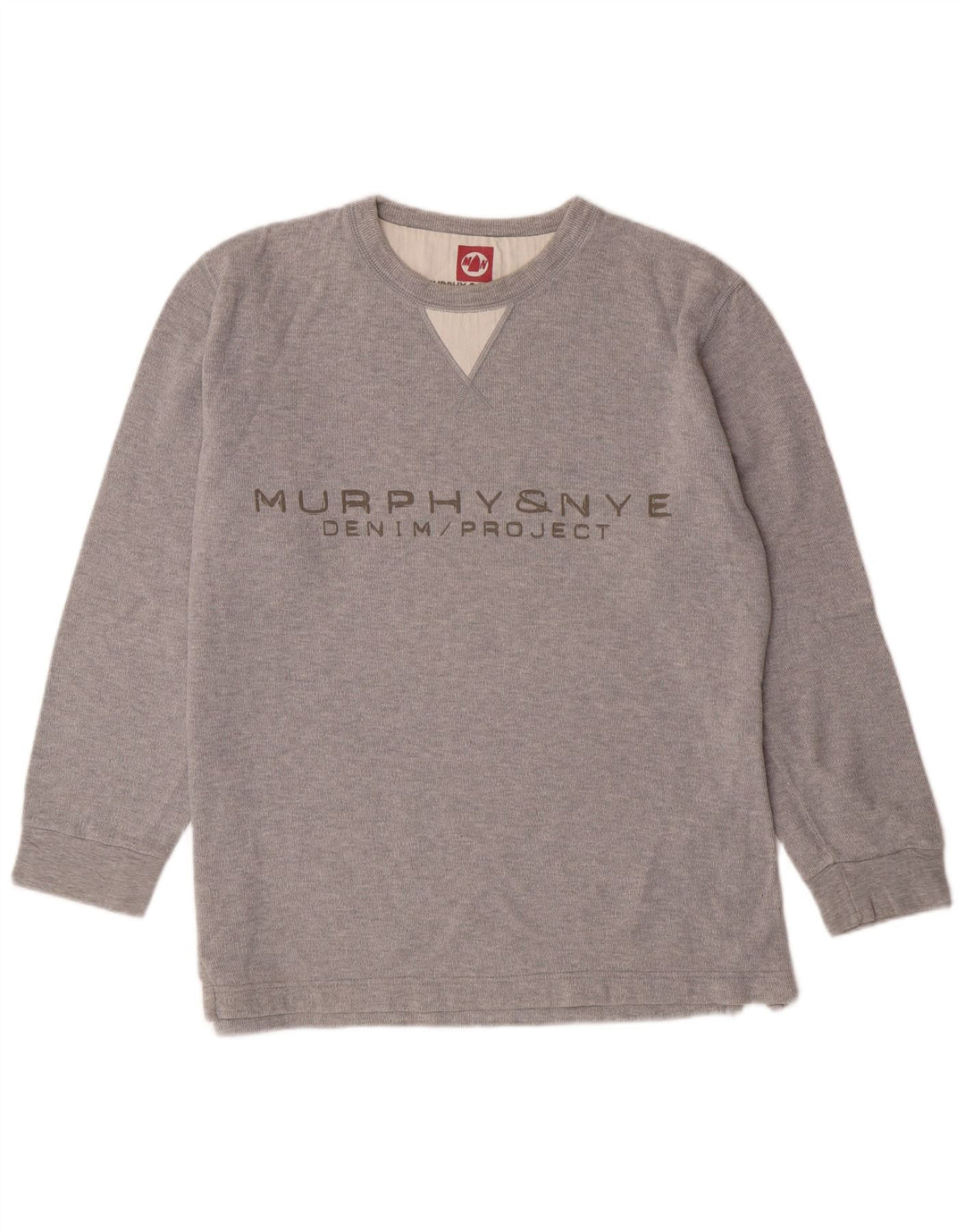 Murphy & Nye Hombre Sudadera Gráfica Jersey De Algodón Gris Medio