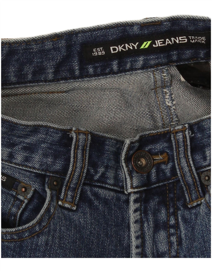 Vaqueros Dkny Mujer Tapered W28 L30 Azul Marino