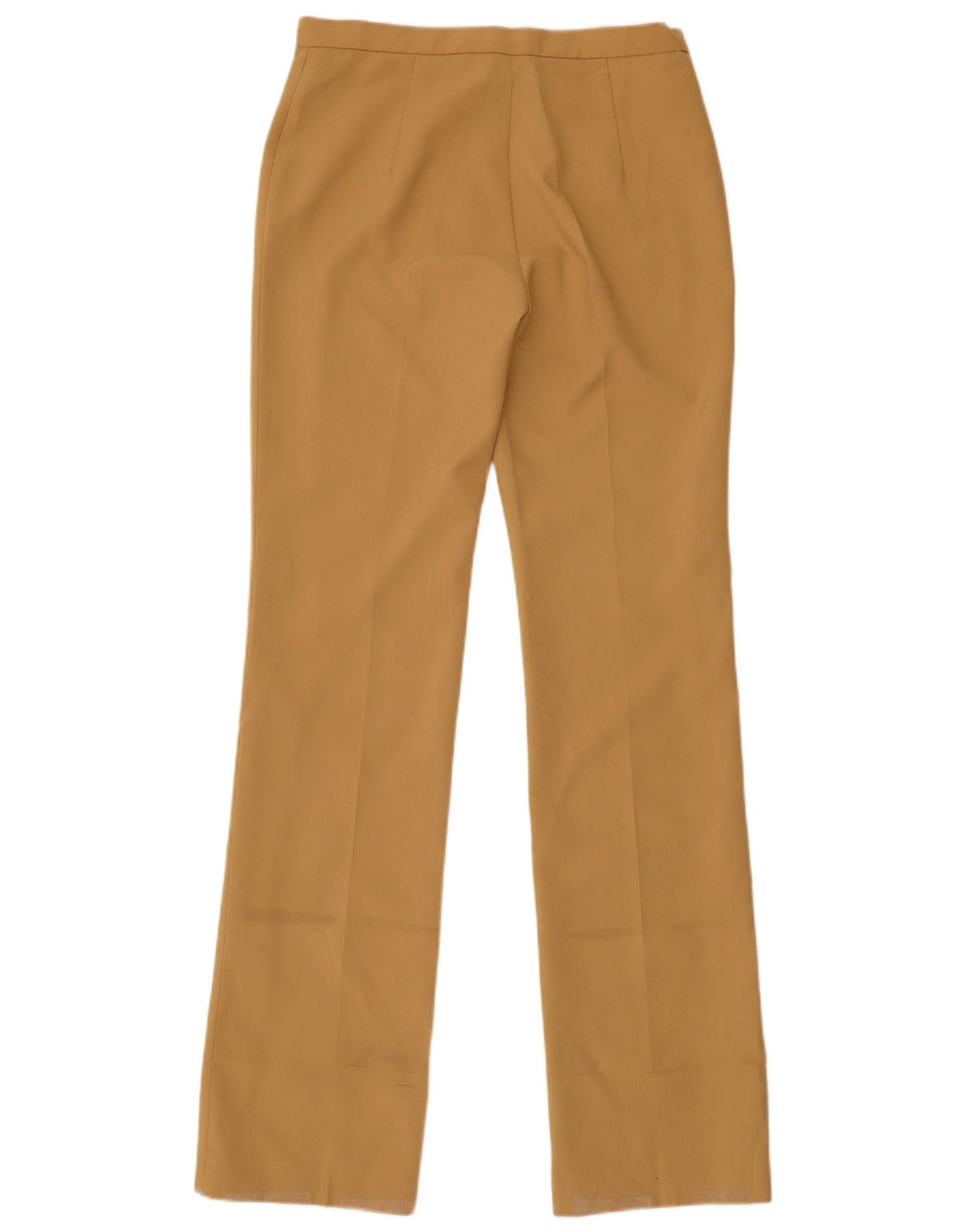 Zara Mujer Pantalón De Traje Recto EU 40 Medium W30 L35 Beige Poliéster