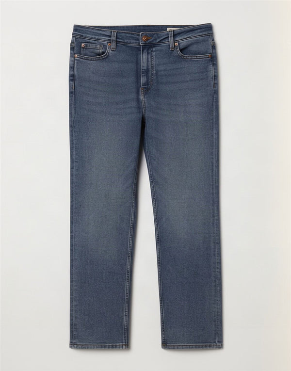 Marks & Spencer Jeans rectos The Sienna para mujer UK 46 Large W34 L27 Azul
