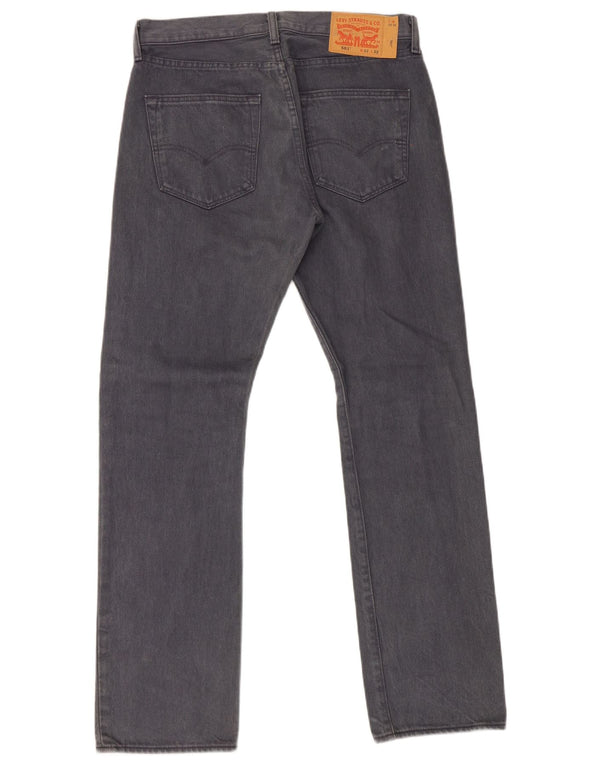 Levi's Vaqueros rectos 501 para hombre W32 L32 Algodón gris