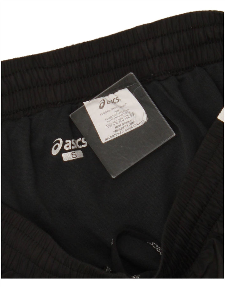 ASICS Pantalones cortos deportivos para mujer UK 10 Small Negro Camuflaje Poliéster