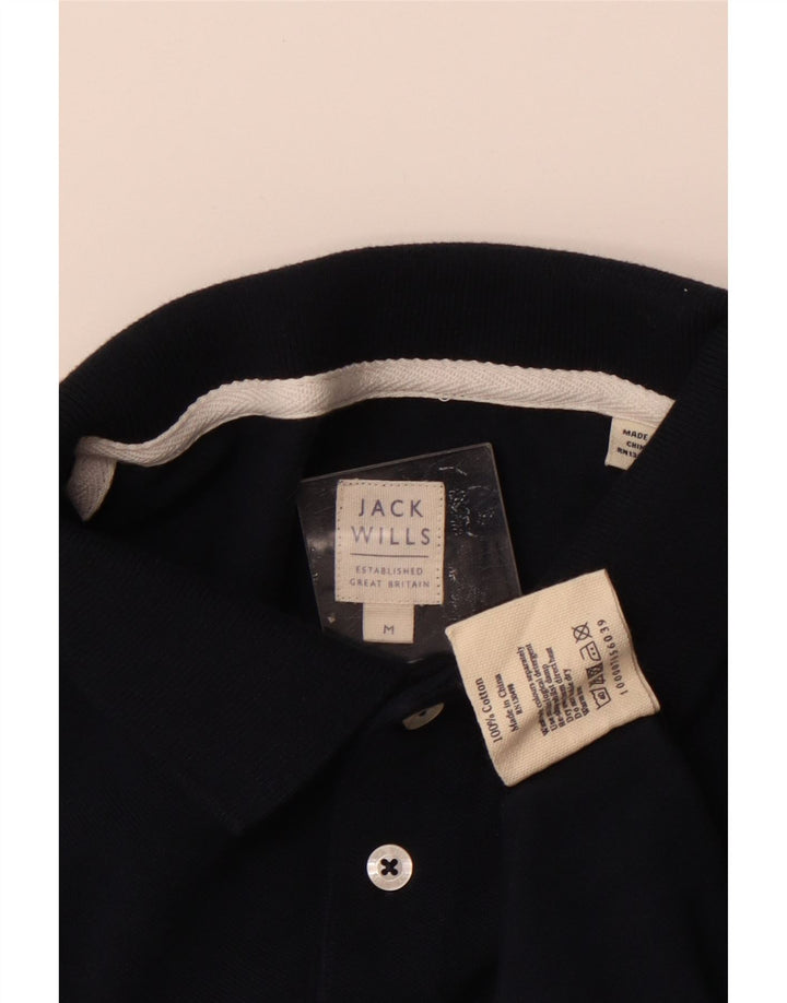 JACK WILLS Polo Hombre Algodón Azul Marino Medio