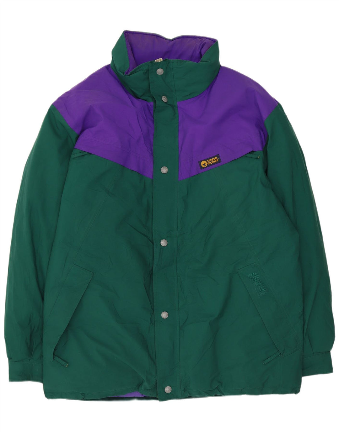 Ciesse Piumini Chaqueta acolchada para hombre IT 54 2XL Verde Colorblock Poliéster