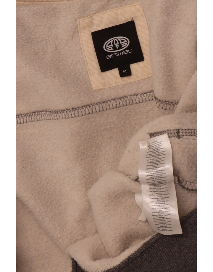 ANIMAL Chaqueta superior de chándal para hombre Algodón gris medio