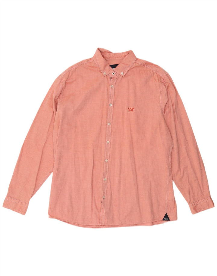 Camisa JOOP Hombre 2XL Algodón Rosa