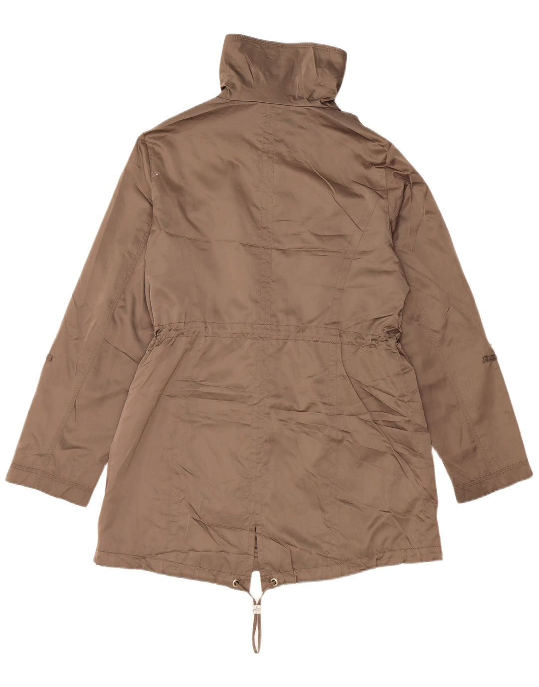 Marks & Spencer Chaqueta Parka Autograph para Mujer UK 44 Poliéster Caqui Mediano