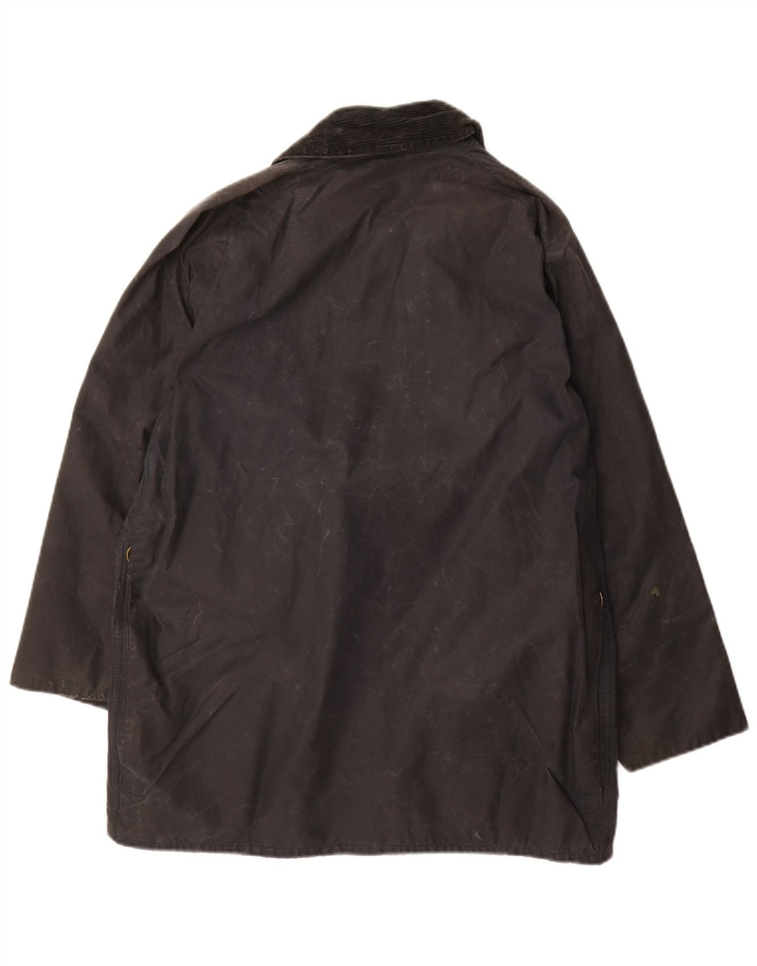 BARBOUR Chaqueta de algodón encerado Beaufort para hombre UK 38 Small Algodón azul marino