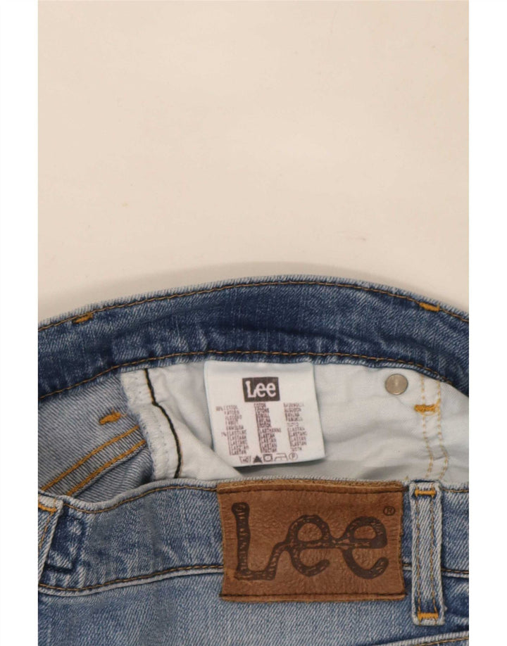 Lee Vaqueros Rectos Brooklyn Para Hombre W31 L27 Algodón Azul