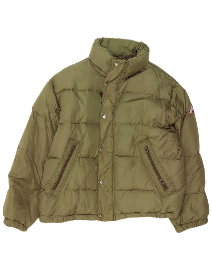 INVICTA Chaqueta acolchada holgada para hombre UK 38 Medium Khaki Poliamida