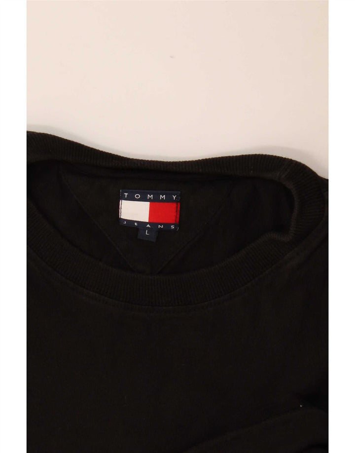 Tommy Hilfiger - Camiseta para hombre, talla grande, color negro