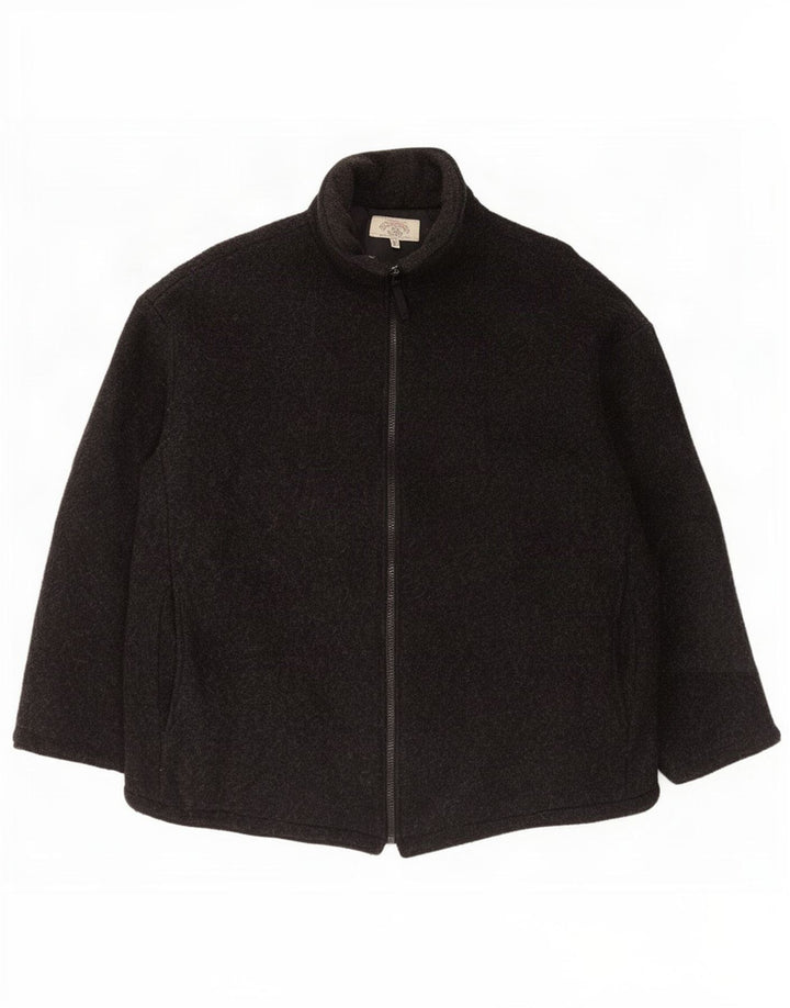 Armani Jeans Chaqueta Bomber para Hombre UK 42 XL Lana Negra
