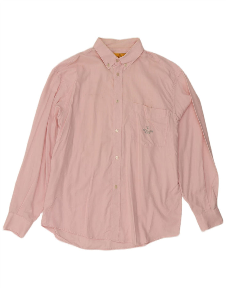Camisa Hombre Trussardi Jeans Large Rosa