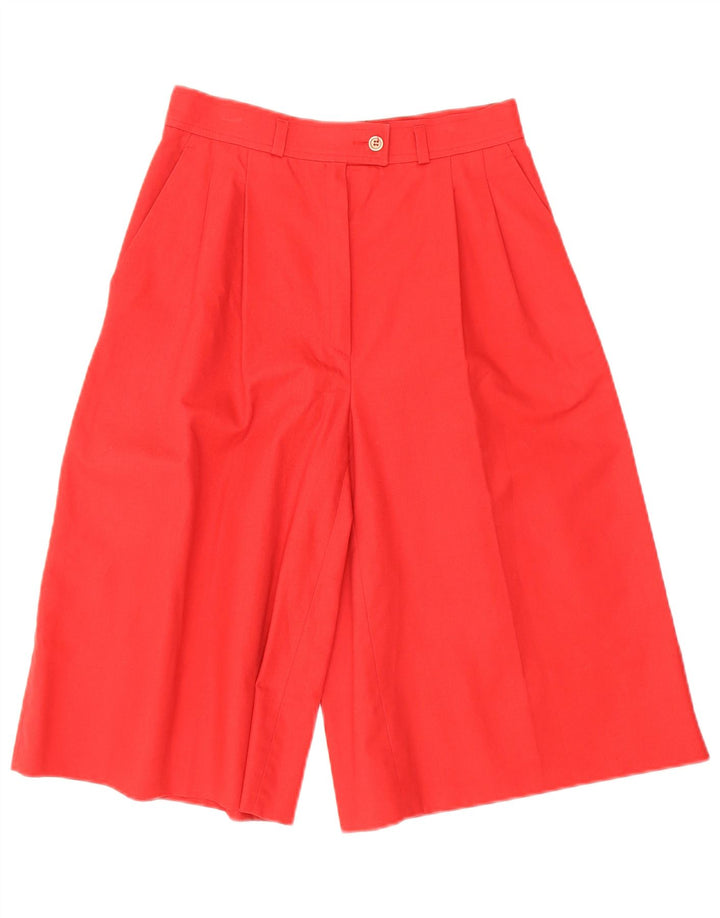 Bermudas con pinzas VINTAGE para mujer W26 L14 Rojo