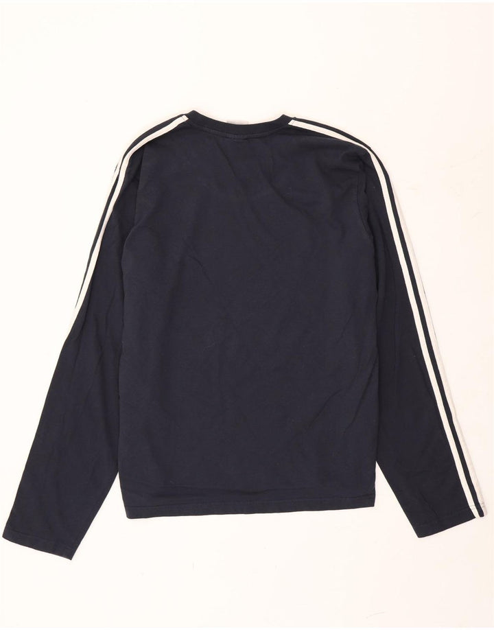 Adidas Hombre Top Manga Larga XL Azul Marino Algodón