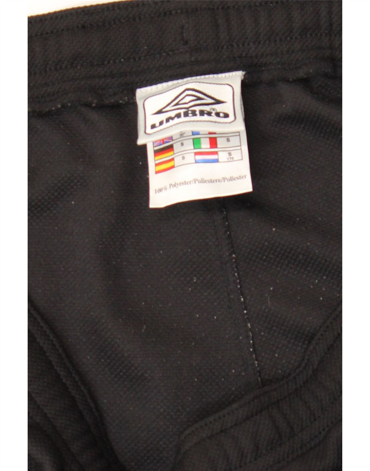 Umbro Hombre Pantalones De Chándal Gráfico Pequeño Poliéster Negro