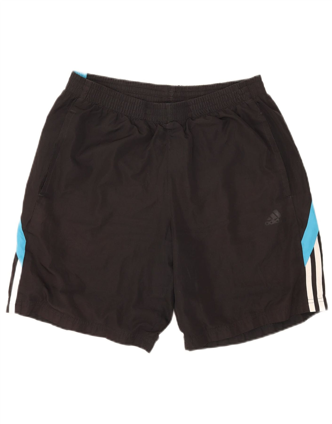 Adidas - Pantalones cortos deportivos para hombre, color negro medio, poliéster