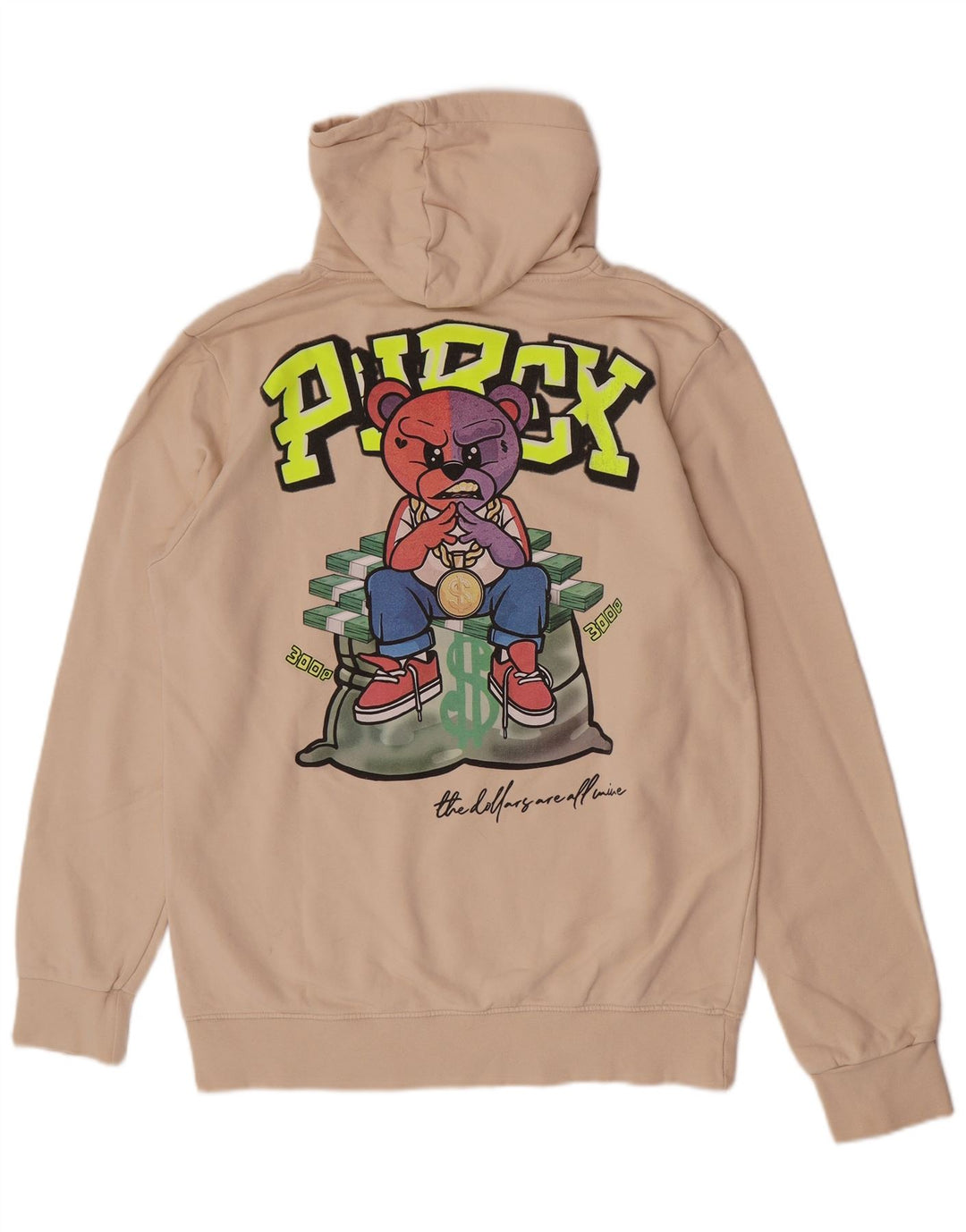 Pyrex - Sudadera con capucha para hombre, talla XL, algodón beige