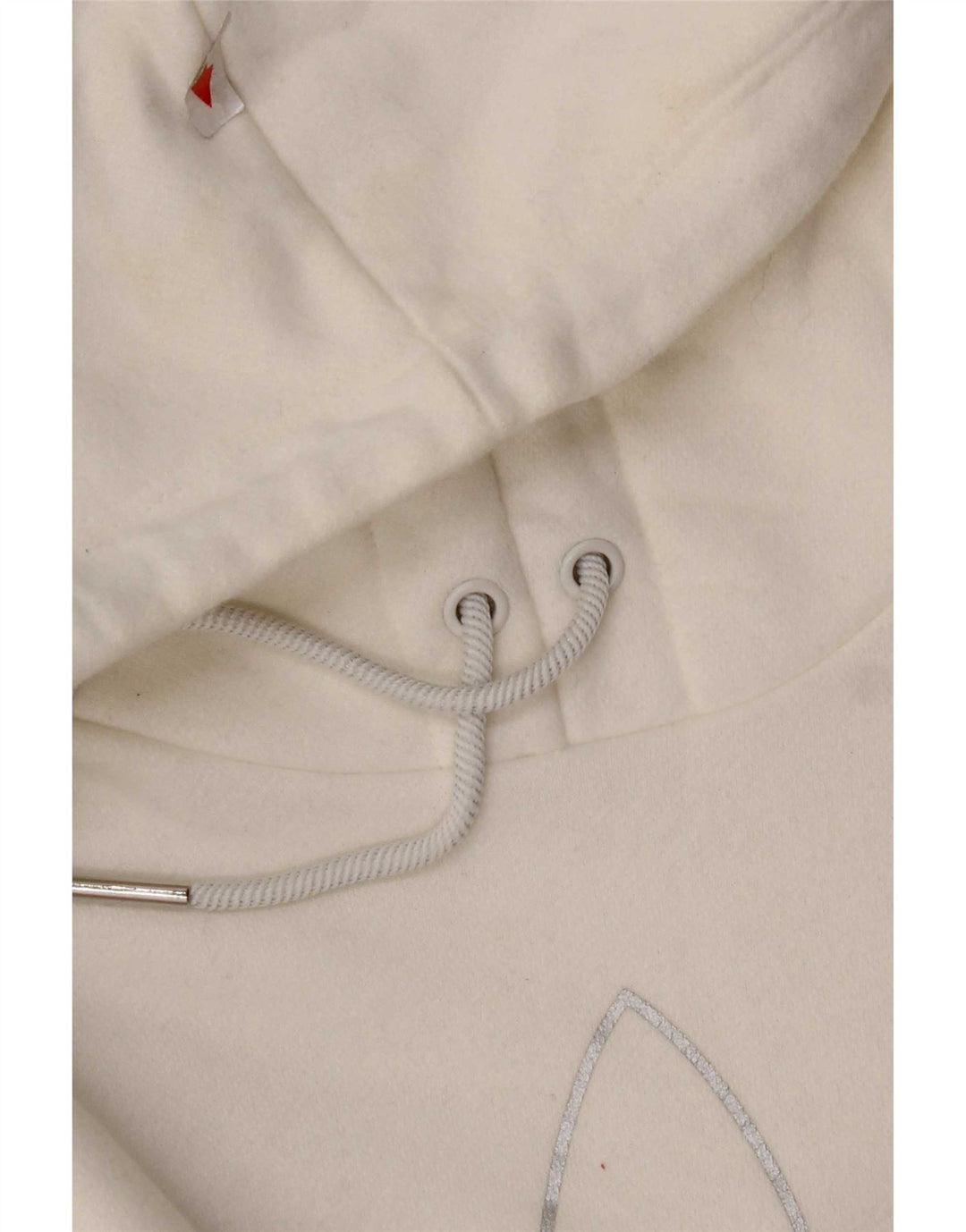 Adidas Mujer Graphic Sudadera con capucha Jumper IT 44 Medio Blanco