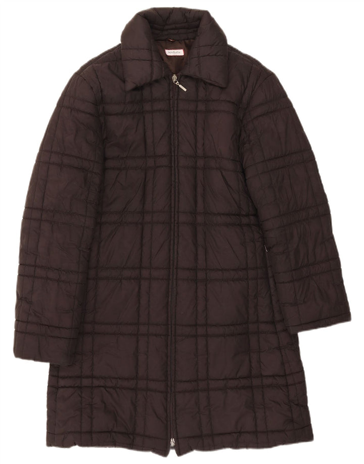 Max & Co. Abrigo acolchado para mujer UK 42 Poliéster marrón medio