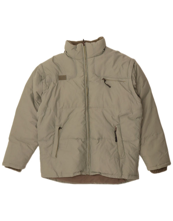 Fila Chaqueta acolchada para hombre UK 40 Poliéster verde grande