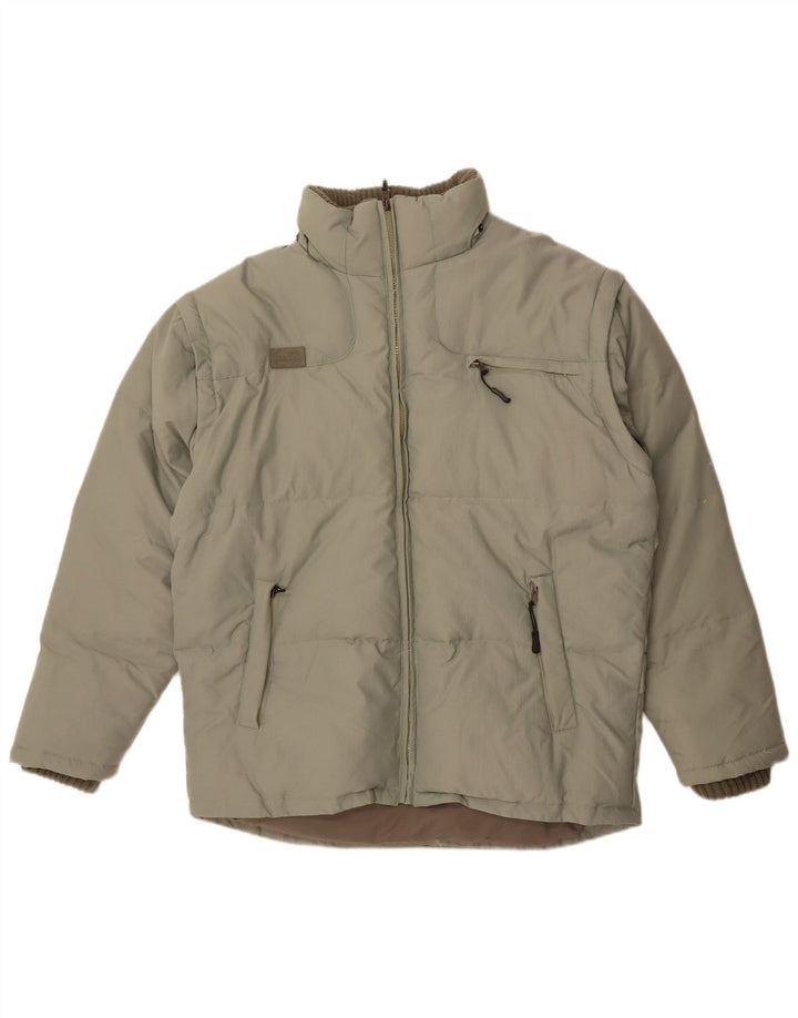 Fila Chaqueta acolchada para hombre UK 40 Poliéster verde grande