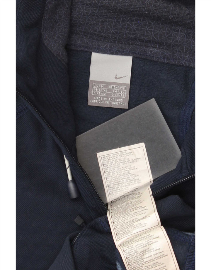 Nike - Chaqueta de chándal con capucha y gráfico para hombre, color azul marino mediano